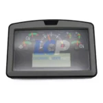 Rear view of the 386-1368 monitor assembly showing electrical connection interface for Cat 990 series.