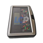 Rear view of the 386-1369 monitor assembly showing electrical connection ports for Cat D9T.