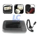 Side view of the 450-0714 monitor group showcasing rugged industrial housing.