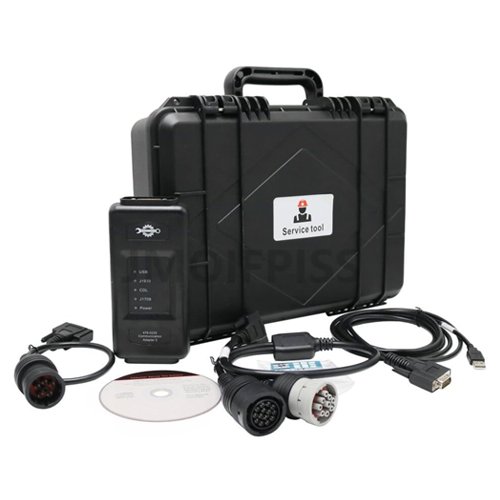 Full Set Heavy Duty Equipment Diagnostic Kit with Laptop and Cables