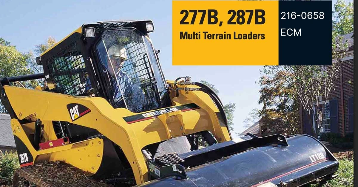 Caterpillar 287B Multi Terrain Loader using 216-0658 ECM