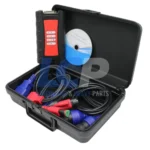 Close-up of Cummins INLINE 7 WiFi and USB ports showing stable connection drivers for PC communication.