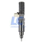 Close-up of Reference Number BEBE4E00101 on Detroit Series 60 14.0L Fuel Injector.