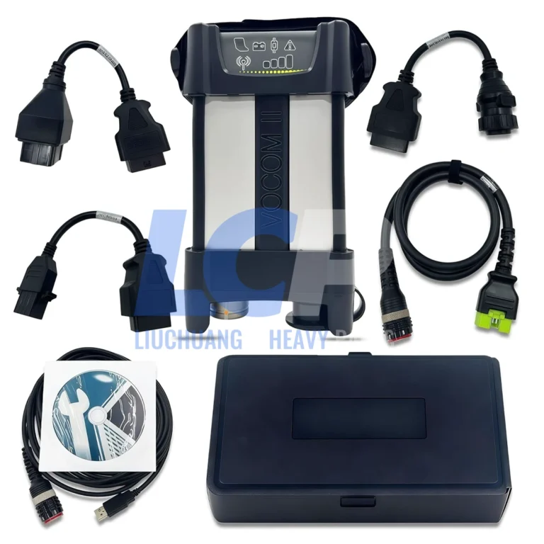 VOCOM II 88894000 Communications Unit diagnostic adapter for heavy-duty trucks and excavators.