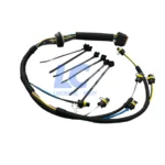 Close-up of the oil-resistant injector plugs and gold-plated terminals on the 222-5917 harness.