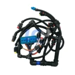 Close-up of the sealed multi-pin connectors and branching loom of the 260-5542 harness.