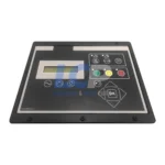 Rear view of 350-5851 control panel showing 24V DC input and relay output terminals.