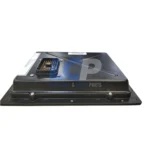 Side profile of the 351-8758-02 monitor showing rugged industrial housing for extreme environments.