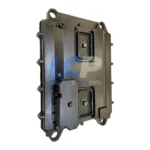 Close-up of part number 252-2422 on a remanufactured CAT ECU with a quality inspection seal from Liuchuang Parts.