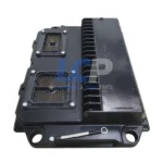 Detailed electrical connector view of the CAT 3724242 GAS ECU with quality inspection seal.