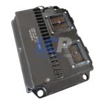 Detailed electrical connector view of the CAT 4305406 ECU with quality inspection and 12-month warranty seal.