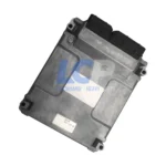 Detailed electrical connector view of the CAT 4307160 ECU with 12-month quality inspection seal.