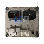 Detailed electrical connector view of CAT 4587273 20R7984 ECU with quality assurance seal.