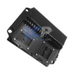 Detailed electrical connector view of the CAT 4787926 ECU with 12-month quality assurance seal.