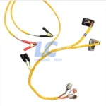 Using the engine start test harness to troubleshoot a Caterpillar C9.3 industrial engine.