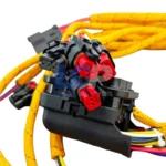 Identification tag for the 381-2499 harness showing the part number and Caterpillar branding.