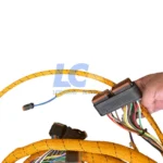 215-9442 engine harness being prepared for shipping after VIN verification at Liuchuang Parts.