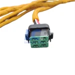 323-9140 wiring harness being prepared for shipping after VIN verification at Liuchuang Parts.