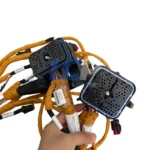 468-2721 engine harness being prepared for shipping after VIN verification at Liuchuang Parts.