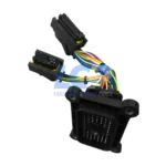 472-7732 control harness being prepared for shipping after VIN verification at Liuchuang Parts.