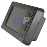 Side view of 355-9048 Display Monitor housing and mounting points